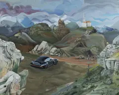 Dalton Gata, Diálogo Remoto, 2020, Acryl auf Leinwand