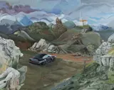 Dalton Gata, Diálogo Remoto, 2020, Acryl auf Leinwand