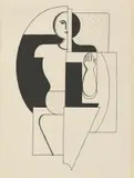Willi Baumeister, Apoll (Apoll II), 1921, Lithografie auf Bütten