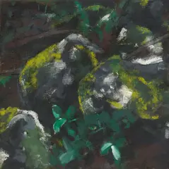 Ohne Titel by Bernd Koberling, 1977, Öl auf Jute, sold Mar 2024
