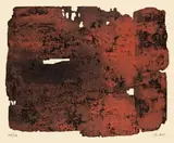 Eau-forte XVII by Pierre Soulages, 1957, Farbradierung auf Velin, sold May 2011