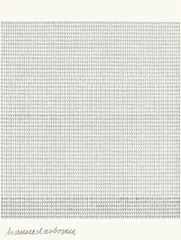 9 by Hanne Darboven, Schreibmaschinentext auf Papier, sold Nov 2011