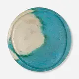 Rare and Monumental plate by Renato Bassoli, c. 1960, glazed ceramic, sold Dec 2023