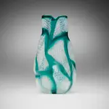 Archimede Seguso, Merletto vase, 1952, internally decorated glass