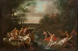 Jan van Balen, Satyrs and Maenads, oil on canvas
