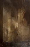 Toledo Cathedral by Henry Charles Brewer, oil on canvas, sold Feb 2015