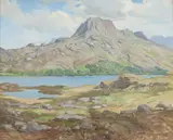 Evening, Loch Maree by Franc P. Martin, oil on canvas, offered Feb 2015