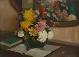 Still Life by Sir William Oliphant Hutchison Prsa Rp, oil on board, offered Feb 2015