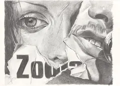Fritz Köthe, Zodiac, 1971, Grafit auf Velin