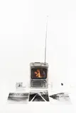 THE OPTI-CAN ROYALE by Edward Kienholz, 1977, Metallobjekt mit Fresnel Linse, Glühbirne und 6 S/W Fotografien, jew. auf Papier, davon 5 auf Karton montiert, sold May 2022