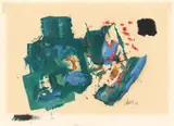Ohne Titel by Fritz Winter, 1960, Öl und Gouache auf Papier, sold May 2021