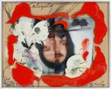 DEIN STAATJANUSKOPF III „UNBEDINGTHEIT by Jonathan Meese, 2005, Öl, Gips, Objektassemblage und Fotografie auf Holz, sold May 2022