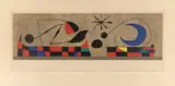 Mur de la lune by Joan Miró, 1958, Farblithografie auf Velin, sold Aug 2021