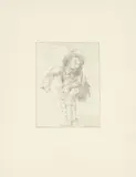 Ohne Titel (nach Wrubel) by Georg Baselitz, 1969, Kaltnadel auf Bütten, sold Jun 2018