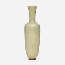 Tall vase by Berndt Friberg, 1953, glazed stoneware, sold Nov 2023