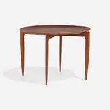 Folding tray table, model 4508 by Hans Engholm and Sv. Åge Willumsen, c. 1950, teak, sold Nov 2023
