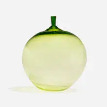 Apple vase by Ingeborg Lundin, 1957, glass, sold Nov 2023