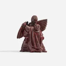 Jacob's Struggle by Jais Nielsen, c. 1930, glazed stoneware, sold Nov 2023