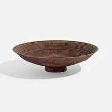 Farsta bowl by Wilhelm Kåge, 1956, glazed stoneware, sold Nov 2023