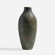 Vase, model SDA by Carl-Harry Stålhane, c. 1965, glazed stoneware, sold Nov 2023