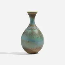 Vase by Stig Lindberg, 1952, glazed porcelain, sold Nov 2023
