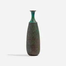Vase by Stig Lindberg, c. 1960, glazed porcelain, sold Nov 2023