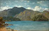 A pair of loch views by John Mogford, gouache, sold Sep 2015