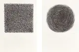 Manuelle Strukturen by Günther Uecker, 1975, Original-Kartonmappe mit 10 Lithografien und Titelblatt, jeweils auf BFK Rives-Velin, sold Nov 2019