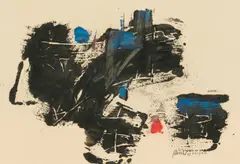 Zerfall by Fritz Winter, 1961, Öl und Tusche auf Papier, sold Nov 2015