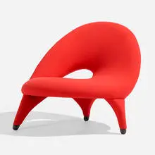 Arabesk chair by Folke Jansson, 1955, upholstery, lacquered wood, sold Nov 2023