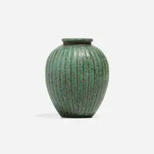 Vase by Arne Bang, c. 1940, glazed stoneware, sold Nov 2023