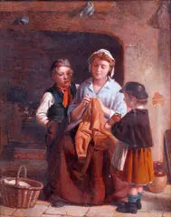 The Last Stake by William Hemsley, oil on board, sold Sep 2015