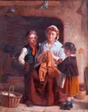 The Last Stake by William Hemsley, oil on board, sold Sep 2015