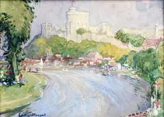Windsor Castle by William Hoggatt, offered Sep 2015