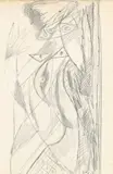 Schreitende by Ernst Wilhelm Nay, 1947, Bleistift auf Papier, sold May 2014