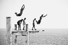 Le plongeoir, Nice, Côte d'Azur by Laurent Roch, 2011, Archival Inkjet-Print, sold Jun 2016