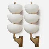 Pair of large sconces by Stilnovo, Italy, sold May 2018