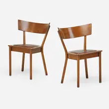 Kay Fisker, Pair of side chairs, Denmark