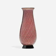Graal vase by Edward Hald, 1954, hand-blown glass, sold Nov 2023