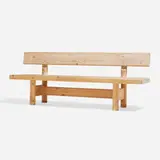 Bench by Knud Friis and Elmar Moltke Nielsen, c. 1965, pine, sold Nov 2023