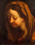 The Madonna by Italian School, oil on canvas laid on board, sold Sep 2015