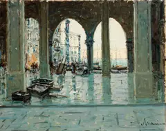 Giuseppe Marino, Venice, oil on canvas