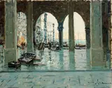 Venice by Giuseppe Marino, oil on canvas, sold Sep 2015