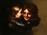 Two cherubs by called Lo Spadarino) Giacomo Galli, oil on canvas, sold Sep 2015