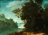 The Flight into Egypt by Emilian School, oil on copper, offered Sep 2015