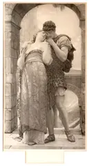Frederic, Lord Leighton, Pra, "Wedded", 1882, photoengraving