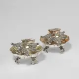 Silber, gegossen, getrieben, ziseliert, teilvergoldet by Stettin, sold Jul 2015