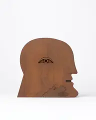 Kopf by Horst Antes, 1977, Cortenstahl, sold Sep 2026