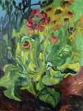Blumenstilleben by Bruno Krauskopf, Öl auf Leinwand, sold Dec 2007