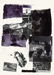 Promise by Robert Rauschenberg, 1968, Farblithographie auf Velin, sold May 2008